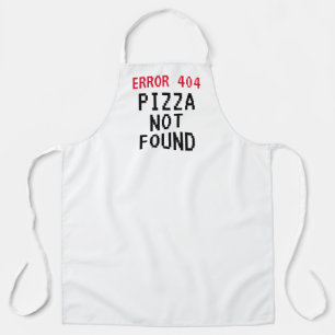 Amusant tablier BBQ Erreur 404 mème Pizza introuv