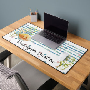 Amusant "Travailler pour lesVacances", Poisson Aqu