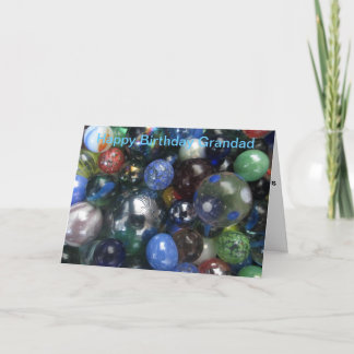 Amusante carte marbre grand anniversaire