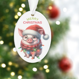 Amusante cordes de porc éclatants Enfants Noël