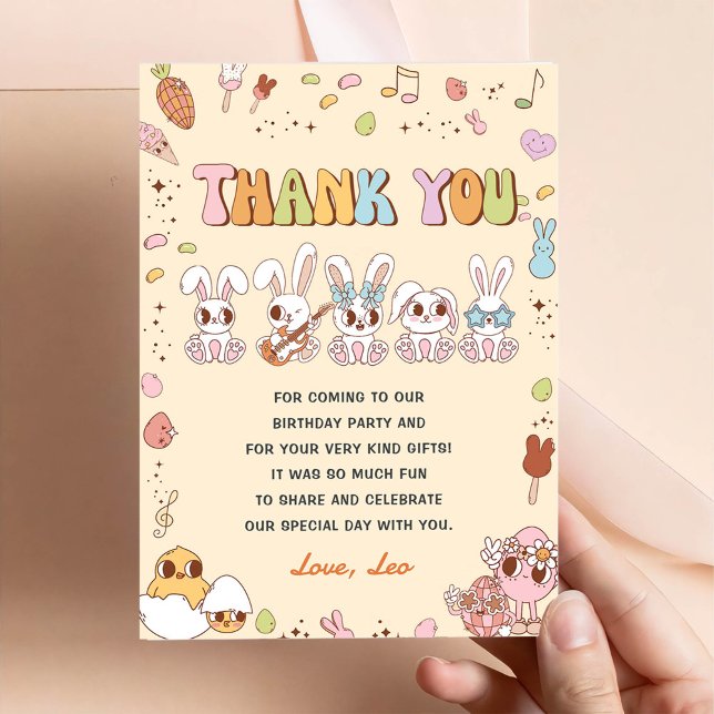 Amusante fête d'anniversaire de Pâques Carte de re (Créateur téléchargé)