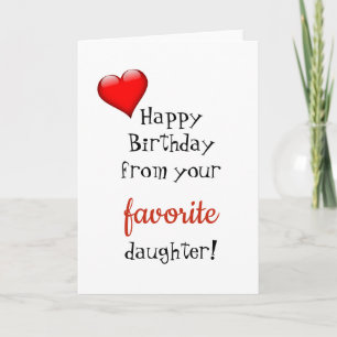 Amusante Maman Mère Carte Anniversaire Favorite fi