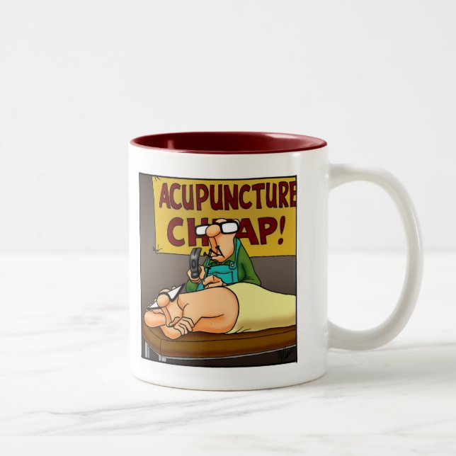 Amusante Médicale Acupuncture Mug (Droit)