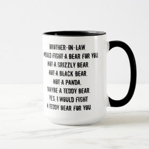 Amusante Mug Cadeau Frère-En-Belle