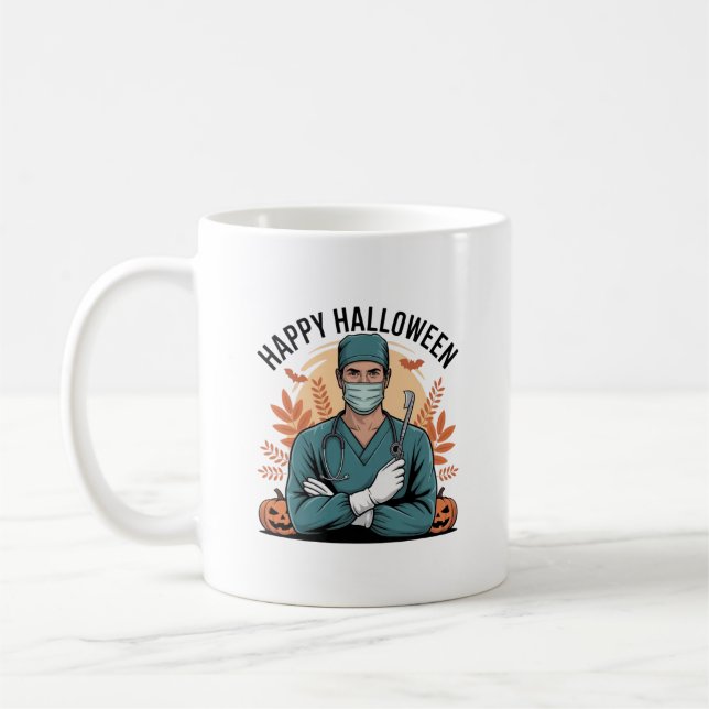 Amusante Mug de chirurgie d'Halloween (Gauche)