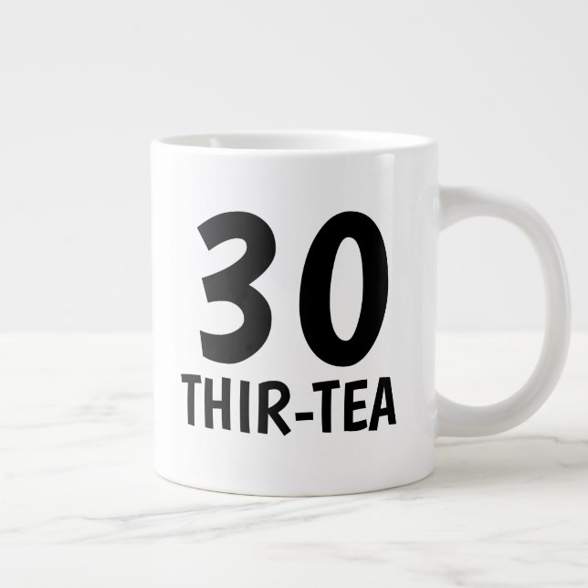 Amusante tasse de café cadeau du 30e anniversaire  (Droite)