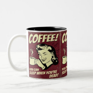 Amusante tasse de café vintage