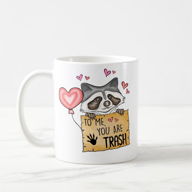 Amusante Valentine Rude Valentine Coffee mug (Gauche)