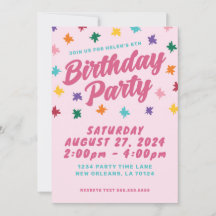 Amusants Anniversaire Fête Invitation