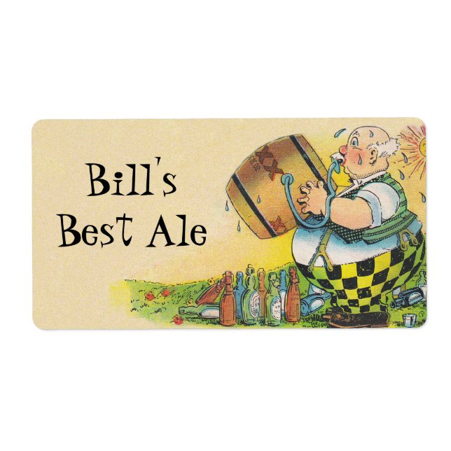 Amusants Brasserie Étiquette bière brassage cadeau (Devant)