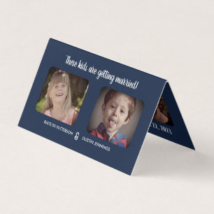 Amusants "Ces Enfants" Photo Enregistrer La Carte 