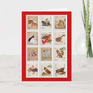 Amusants Choisissez Votre Carte d'Anniversaire Chi