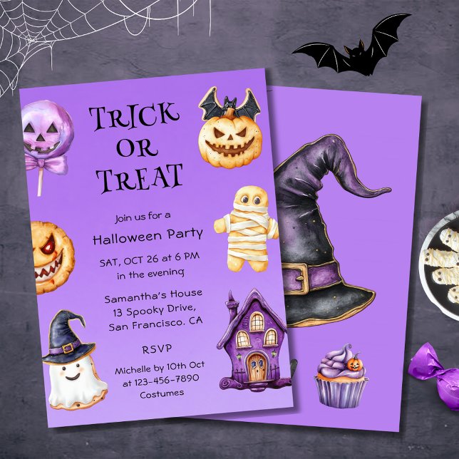 Amusants Enfants Halloween Fête Invitation (Créateur téléchargé)