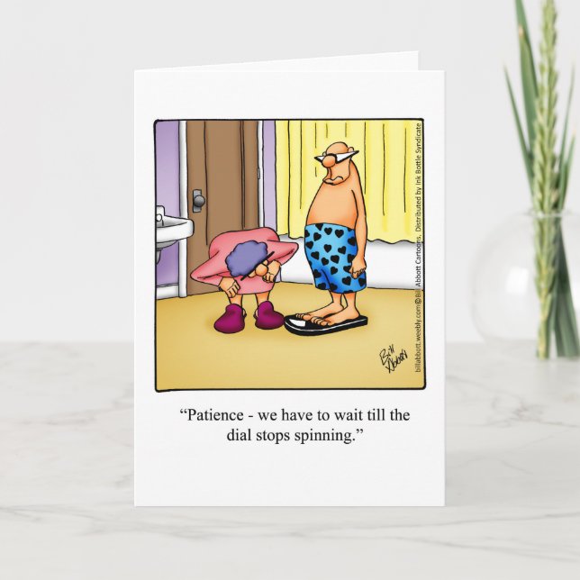 Amusants et rires Humour Vierge Carte de voeux (Devant)