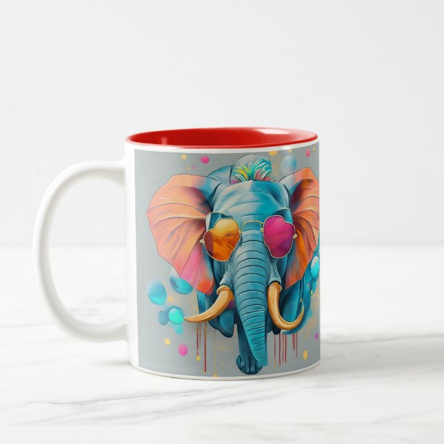 Amusants IA Imaginaire Mug animal (Gauche)