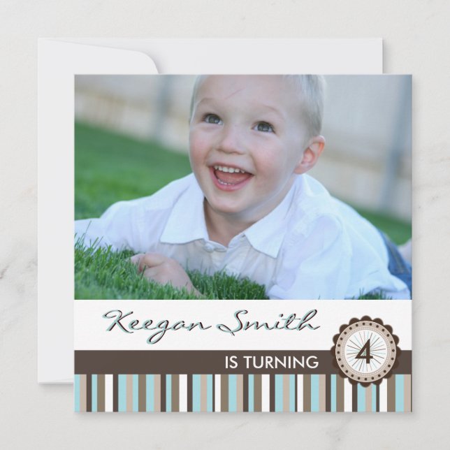 Amusants Photo Anniversaire Fête Invitation (Devant)