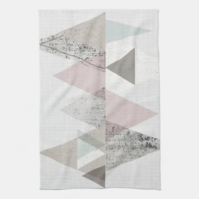 Amuse II | Geometric Modern Kitchen Towel (Vertical)