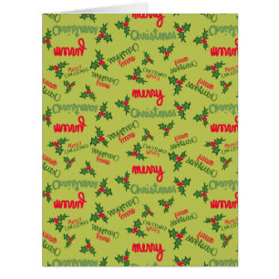 Amusement   Carte de Noël de Joyeux Clients