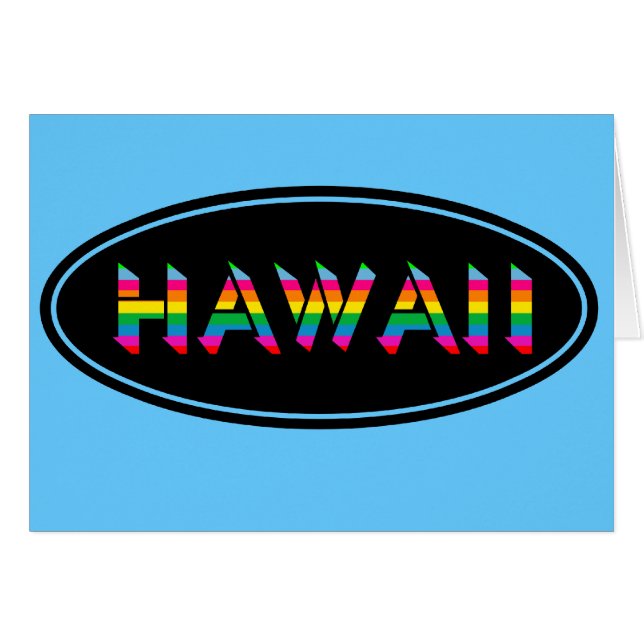 Amusement de bleu d'Hawaï (Devant Horizontal)