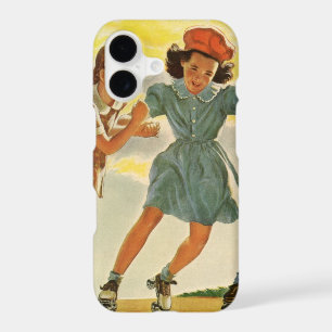 Amusement de patin à roulettes vintage Enfants gar