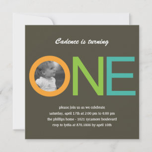 Amusement d'être une photo Invitation d'anniversai