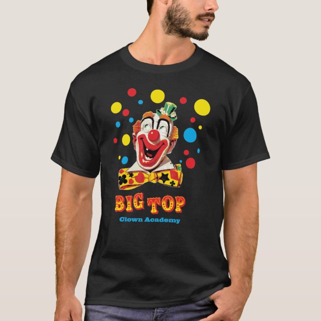 Amusement et T-shirt déplaisant de clown (Devant)