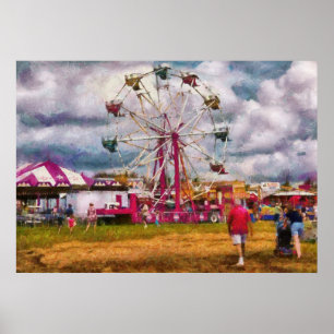 Amusement - Ferris Wheel Fun Poster