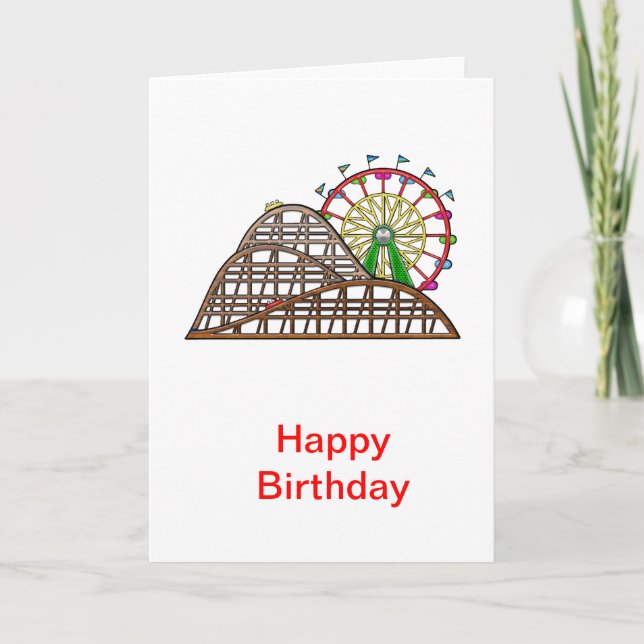 Amusement Park Card (Front)