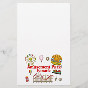 Amusement Park Fanatic Stationery