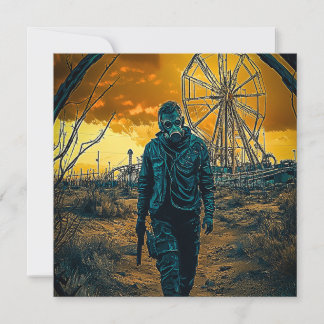 Amusement Park Holiday Card