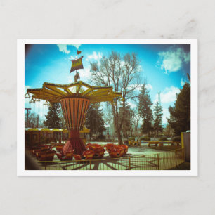 Amusement Park Nostalgia Postcard