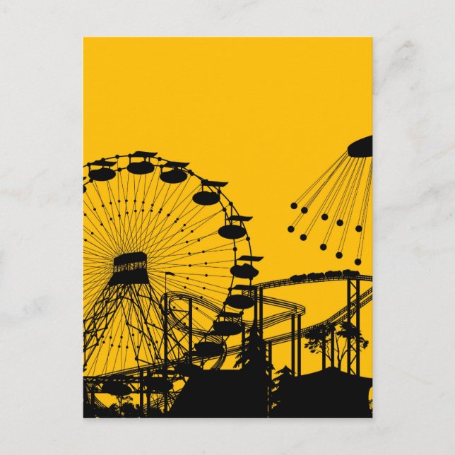 Amusement park postcard (Front)