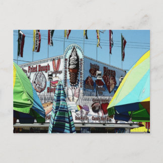 Amusement Park Snack Stand Old Orchard Beach Maine Postcard