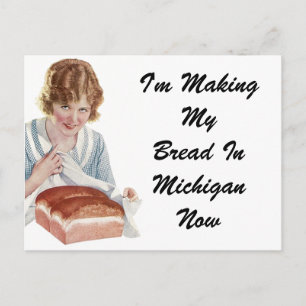 Amusement vintage de carte postale rétro j'ai