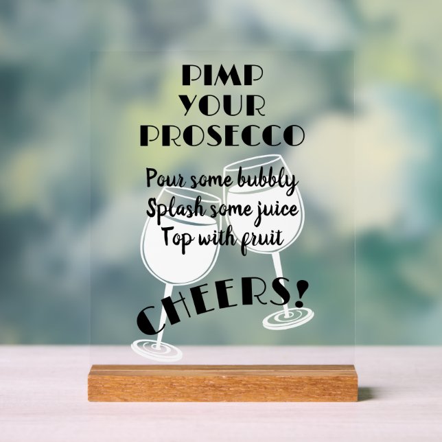 Amusez Pimp Your Prosecco Cocktail Bar Instruction (Neutre)