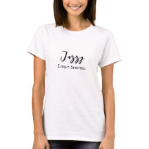 Amusez Ses Hers Mot Cadeau Jazzy Social T-Shirt