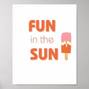 amusez-vous au soleil Poster & Imprimés