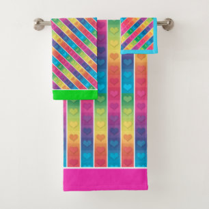 [Amusez-vous avec les rayures] Motif #6a Coeurs ar