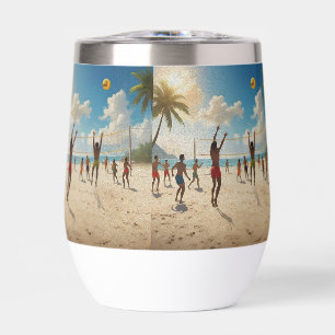 Amusez-Vous Dans La Peinture À L'Huile De Volley-B