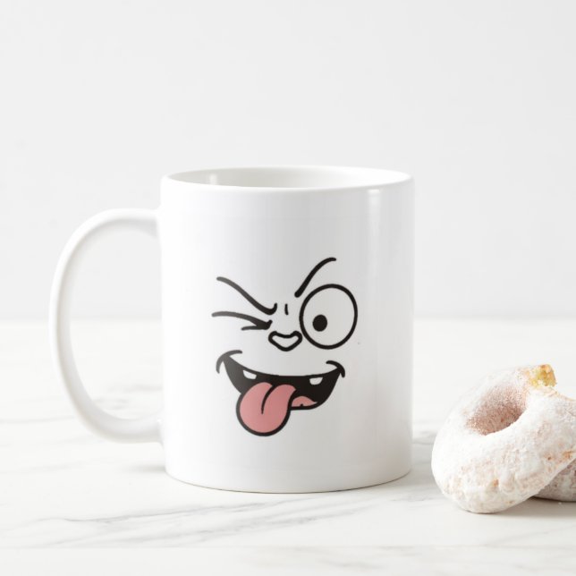Amusing and funny coffee mugs (Avec donut)