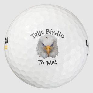 Amusing Eagle "Talk Birdie To Me" Cute Gift Golf Balls