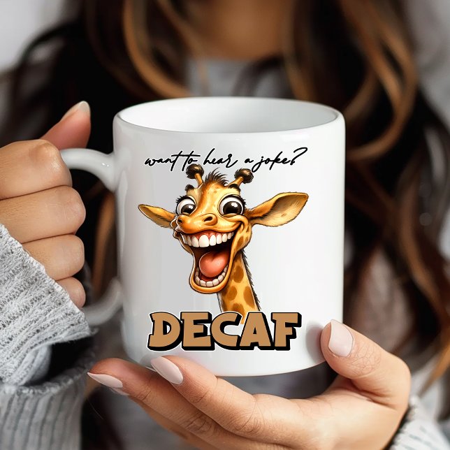 Amusing Funny Giraffe Coffee Mug Humour (Creator Uploaded)