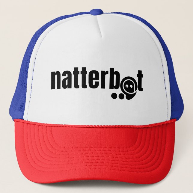 Amusing Human Interface Natterbot Trucker Hat (Front)