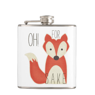 Amusing Oh! For Fox Sake Hip Flask
