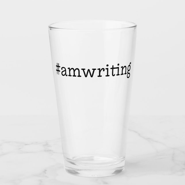 #amwriting glass (Front)
