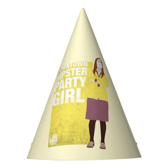 Amy | Downtown Hipster Party Girl Party Hat (Front)