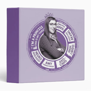 Amy Farrah Fowler Info Graphic Binder