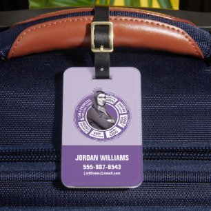 Amy Farrah Fowler Info Graphic Luggage Tag