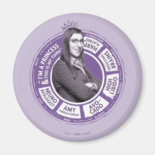 Amy Farrah Fowler Info Graphic Magnet