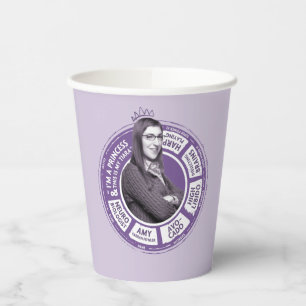 Amy Farrah Fowler Info Graphic Paper Cups